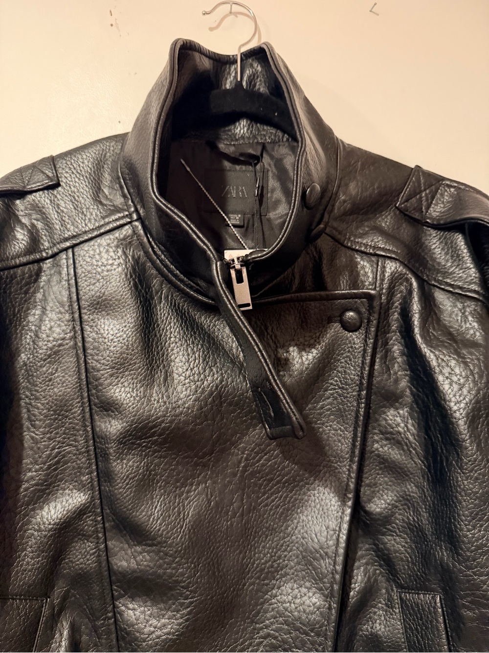 ZARA Viral Faux Leather Jacket - Picture 7 of 7